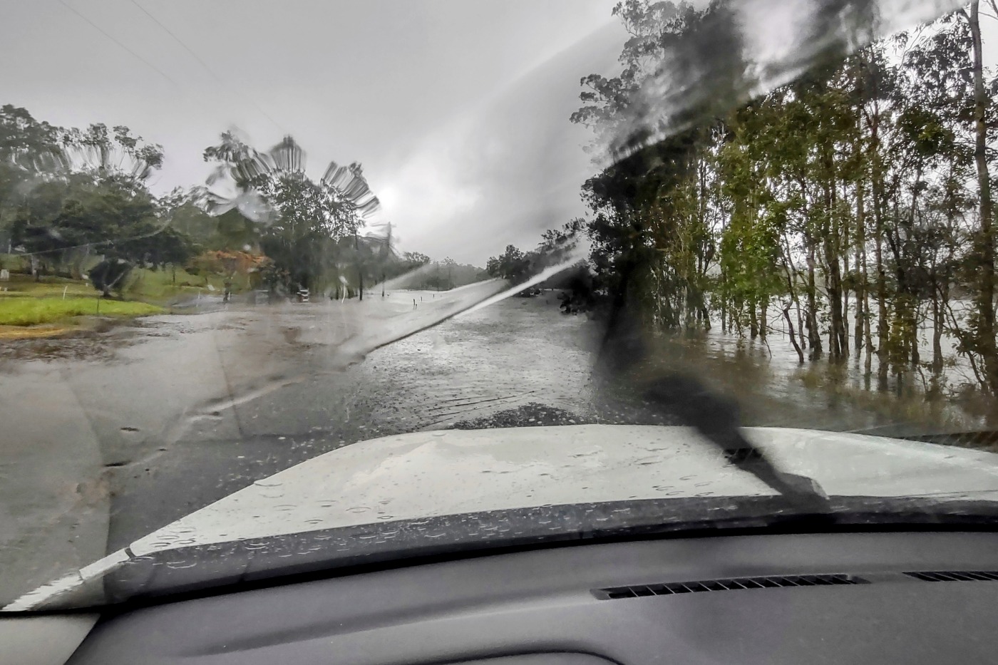 Flooding, rain, and damage after the tropical cyclone