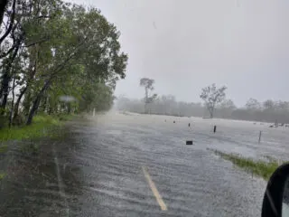 Tropical cyclone flooding QLD