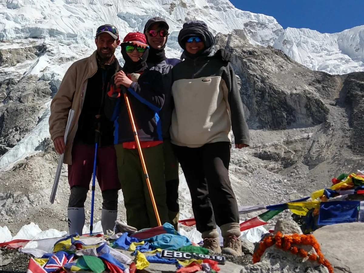 Everest base camp clothing