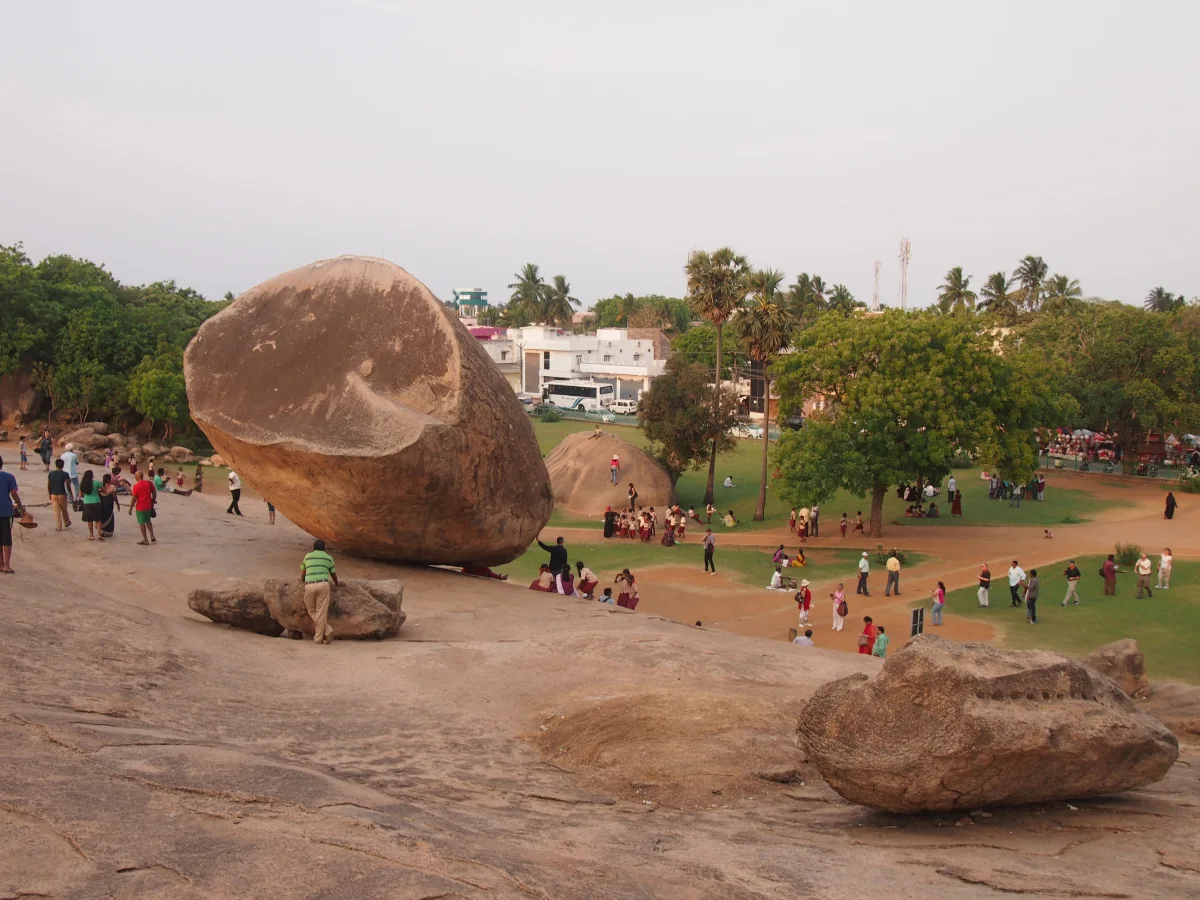 Krishna's Butter Ball Rear View