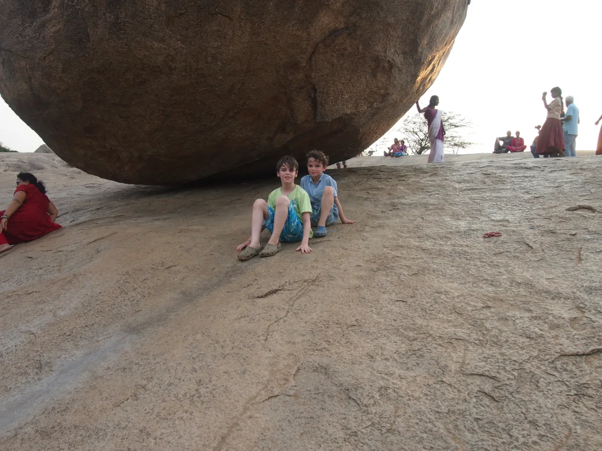 Krishna's Butter Ball rock