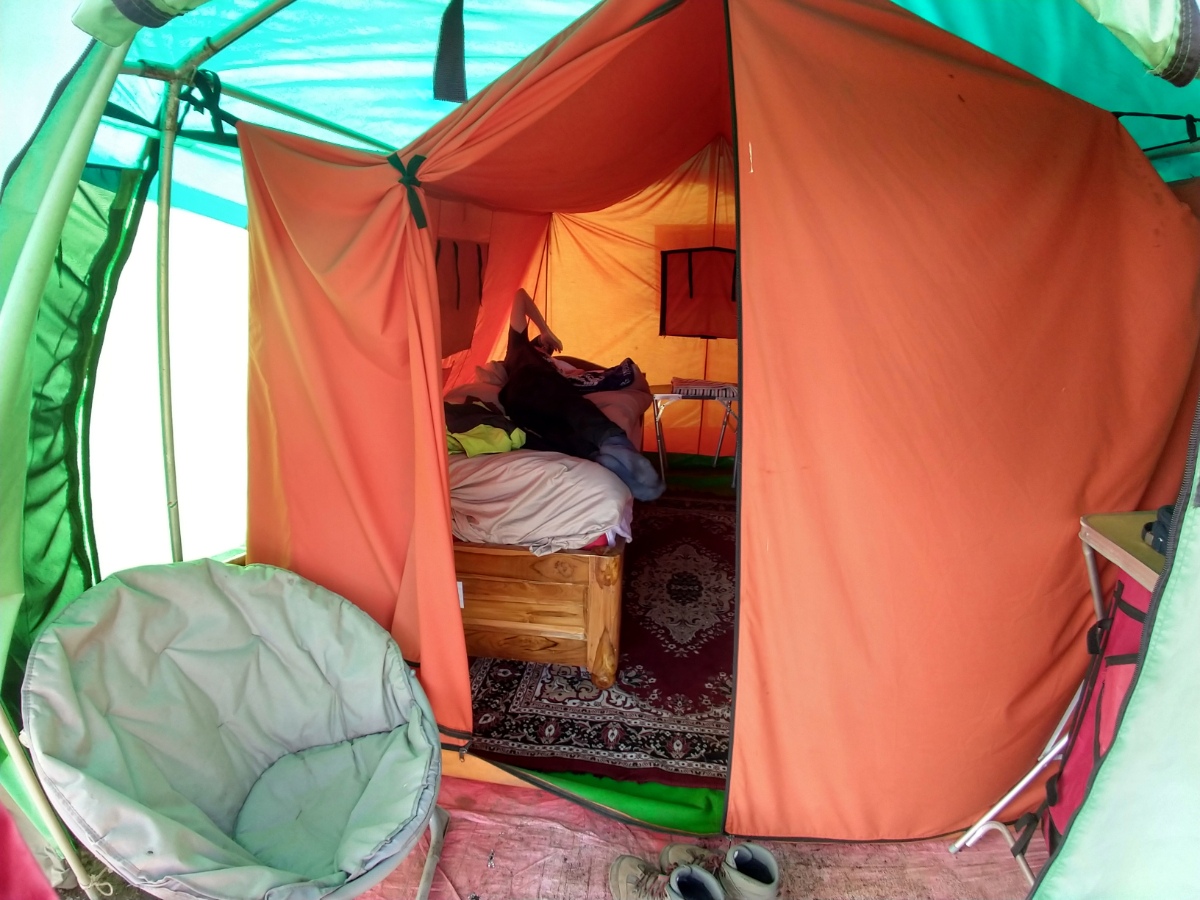 Tents at Bumdra Camp