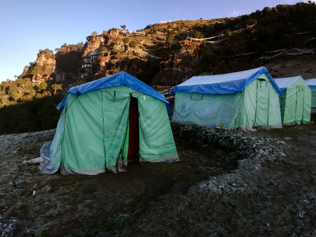 Bumdra Camp Bumdra Monastery