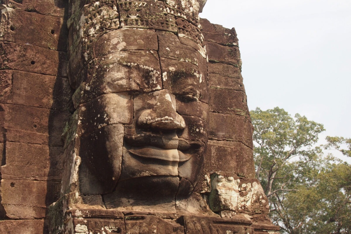Angkor Wat Face Cambodia