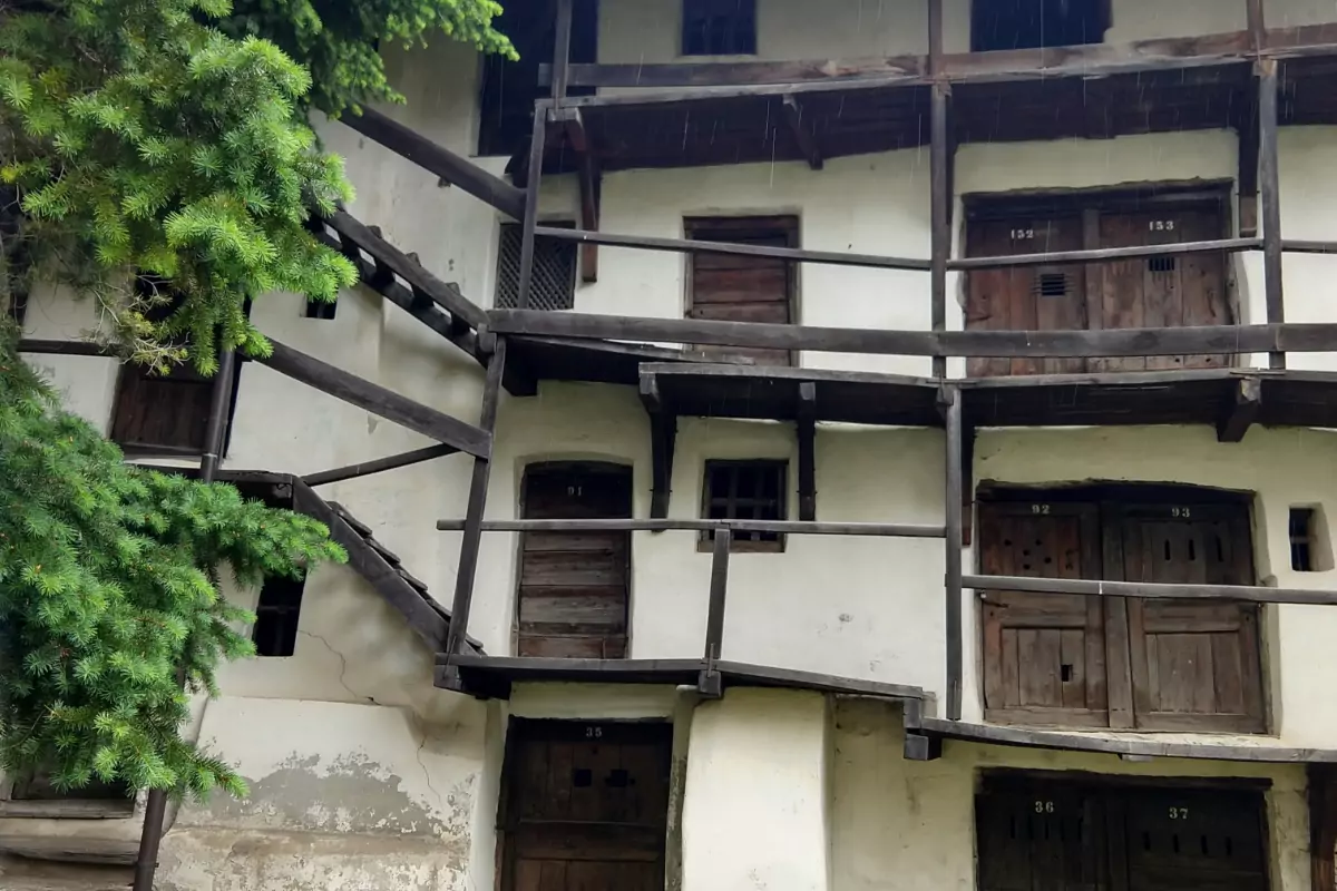 Inside Prejmer Fortress near Brasov