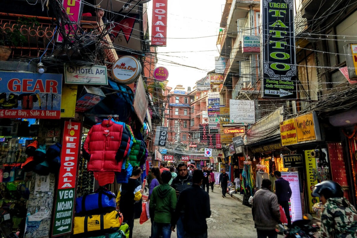 Thamel trekking shops Nepal