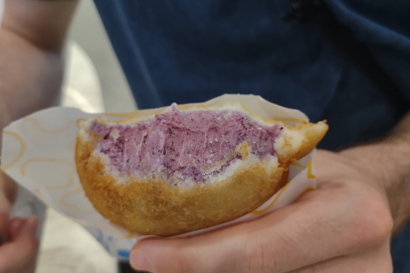 Deep fried ice cream