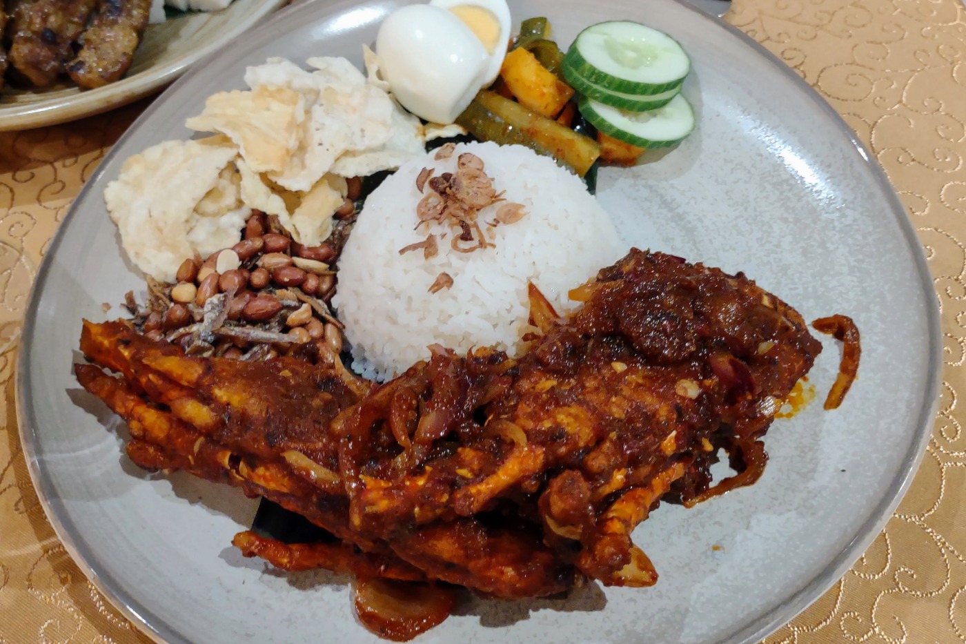 Lobster nasi lemak Singapore