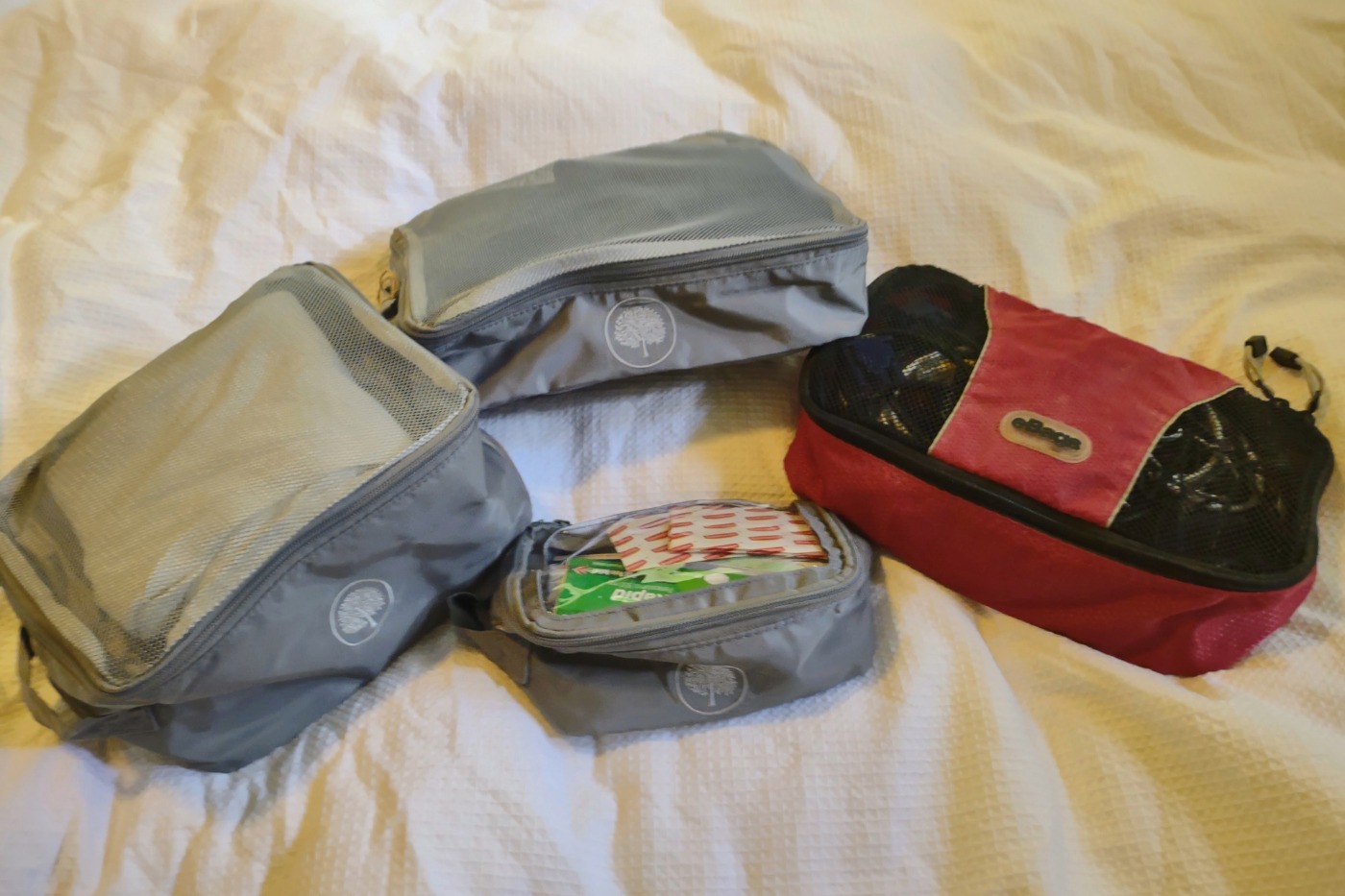 Parker packing cubes vs eBags packing cubes