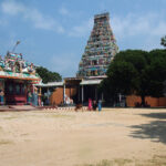 Beautiful Temple with a tall tower in Jaffna