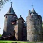 Castell coch wales exterior view