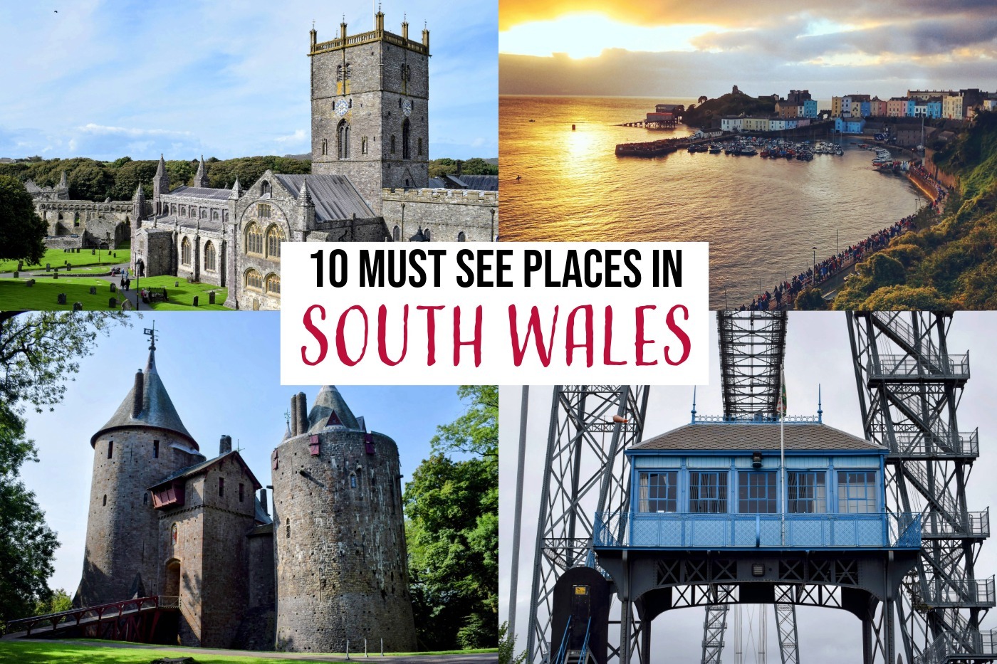 photos of 4 must see places in south wales