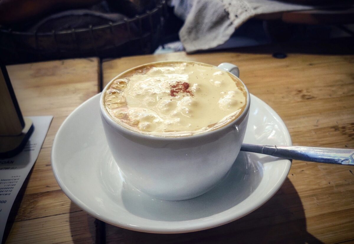 Vietnamese egg coffee