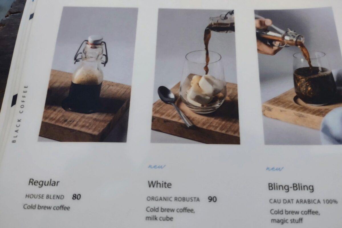Menu espresso station hoi an