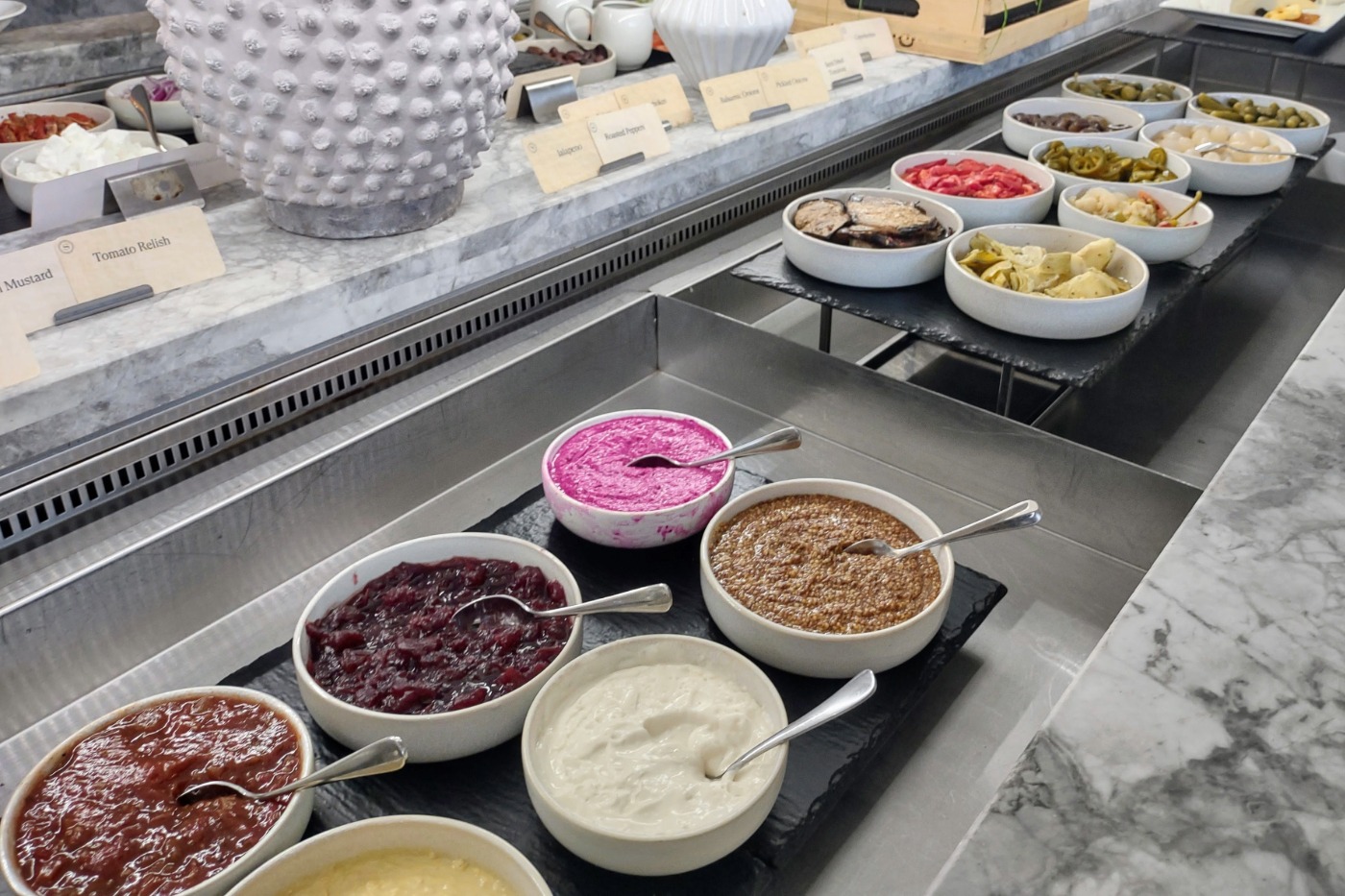 The breakfast buffet at the Sheraton Mirage Port Douglas