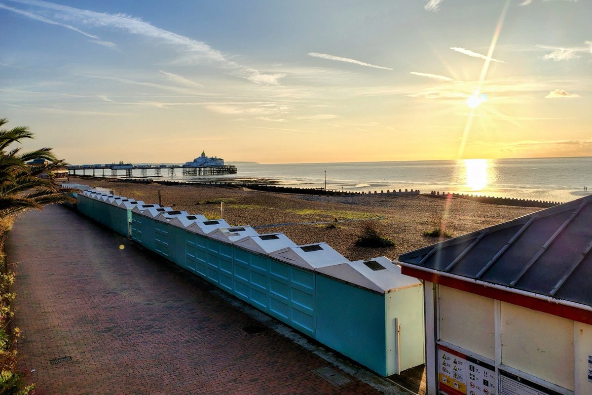 Eastbourne sea front and pier