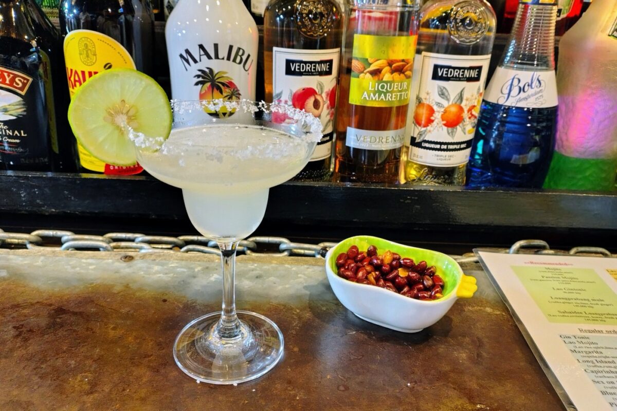 Cocktails at the night market? Why not.